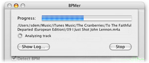 running BPMer screenshot